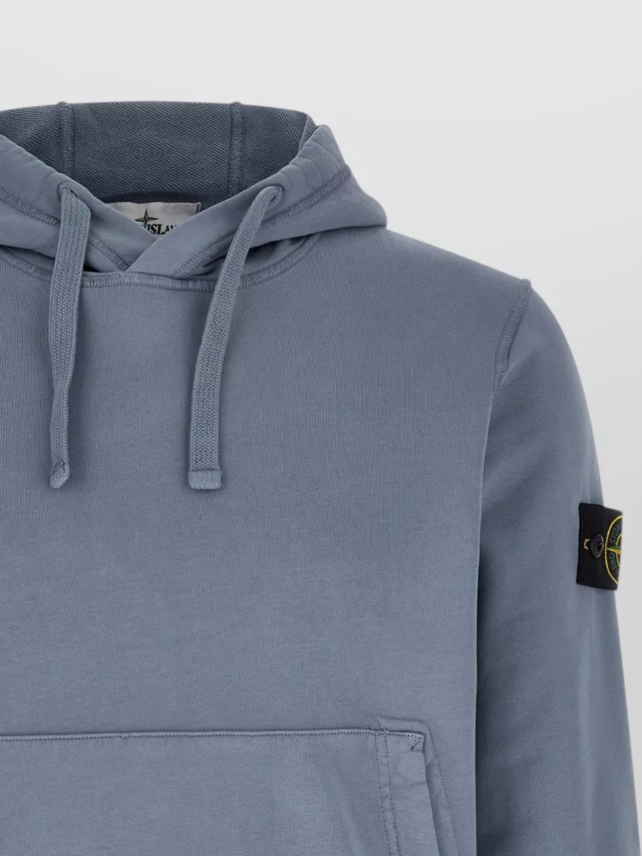 Stone Island Hooded Sweatshirt Drawstring Kangaroo Pocket
