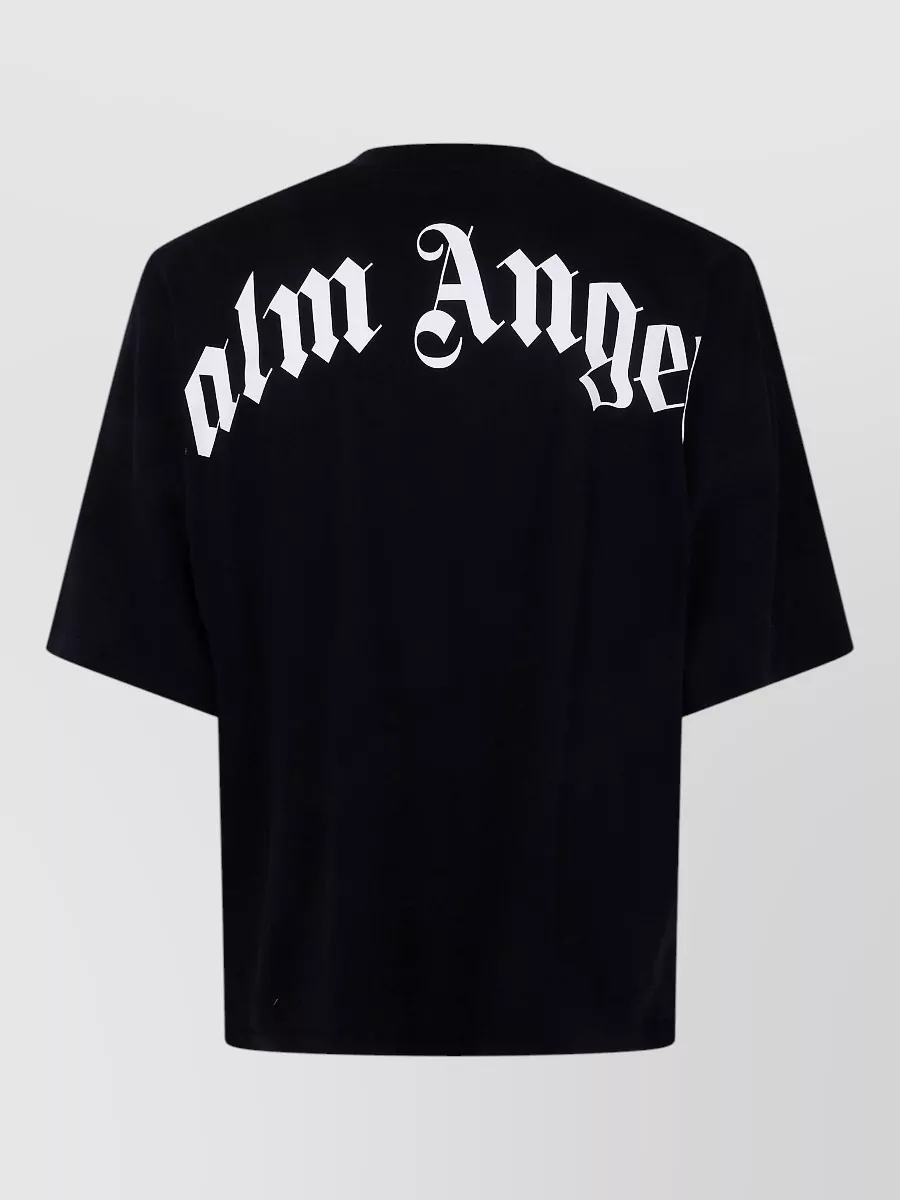 Palm Angels Oversized Logo Print T Shirt