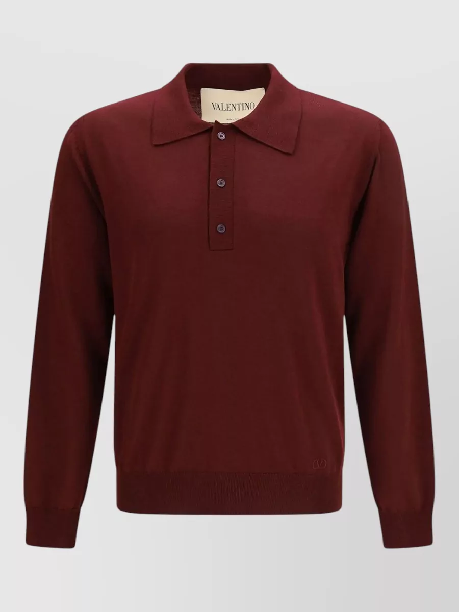 Valentino Garavani Wool regular-fit polo jumper