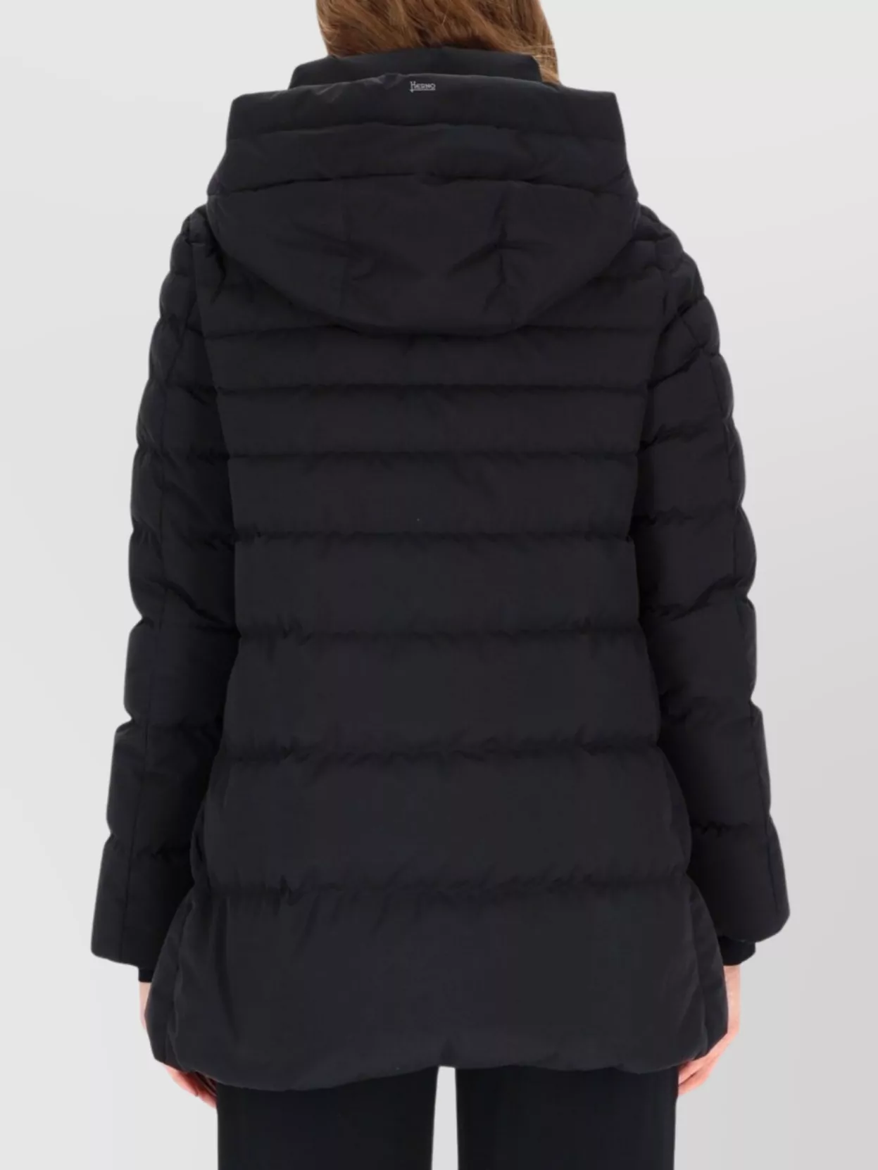 Herno Long Hooded Padded Quilted Jacket