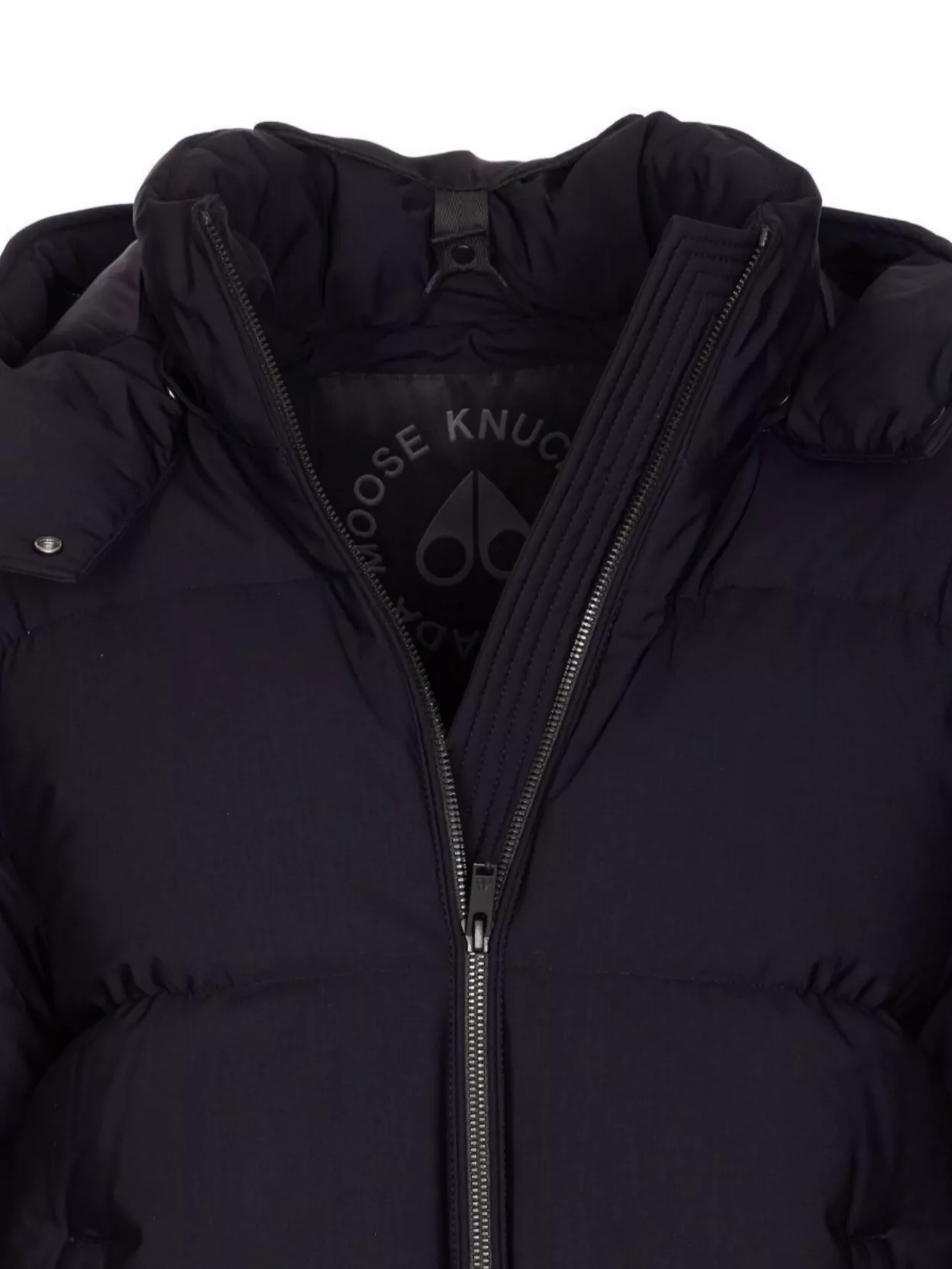 Moose Knuckles Quilted Jacket Removable Hood
