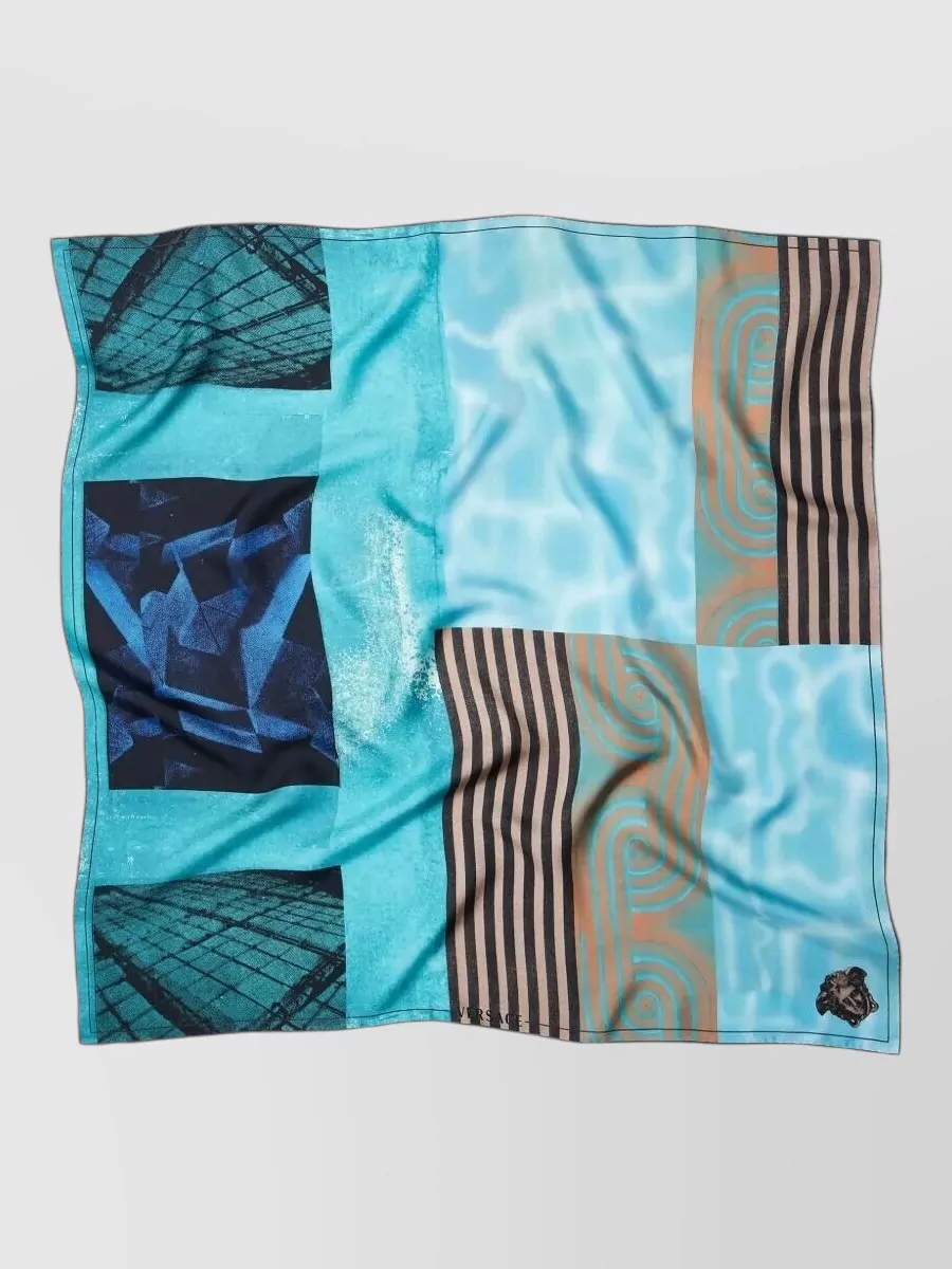 Versace silk printed scarf