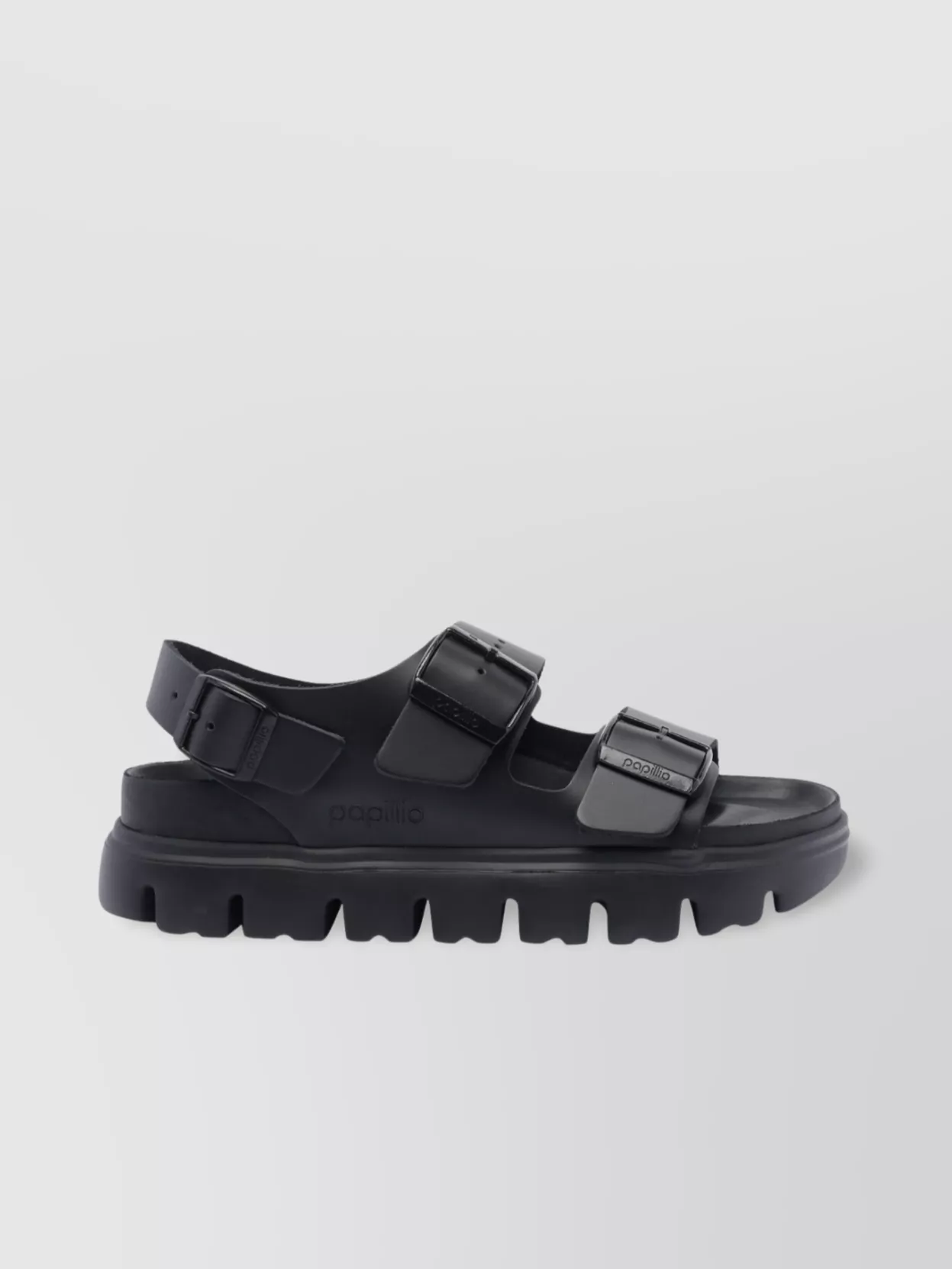 Birkenstock Strappy Sandals With Buckle And Chunky Sole