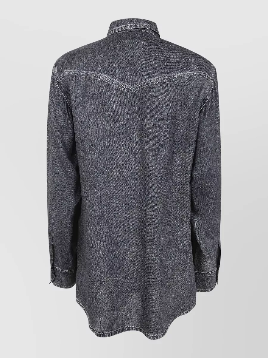 Pierre Louise Mascia Aloe Shirt Long Sleeves Button Cuffs Pockets