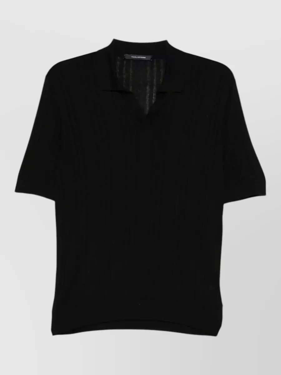 Tagliatore silk polo shirt