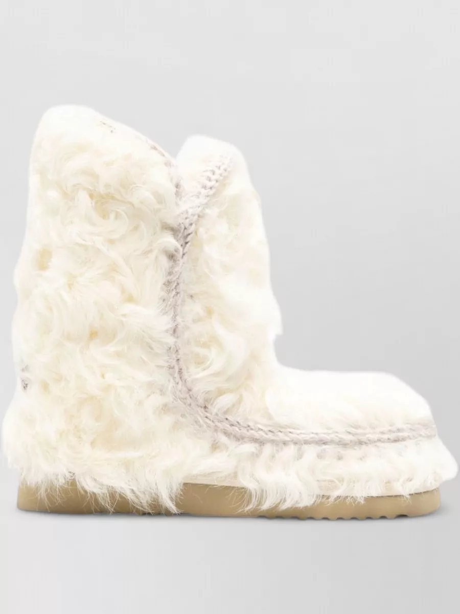 Mou goat fur slippers