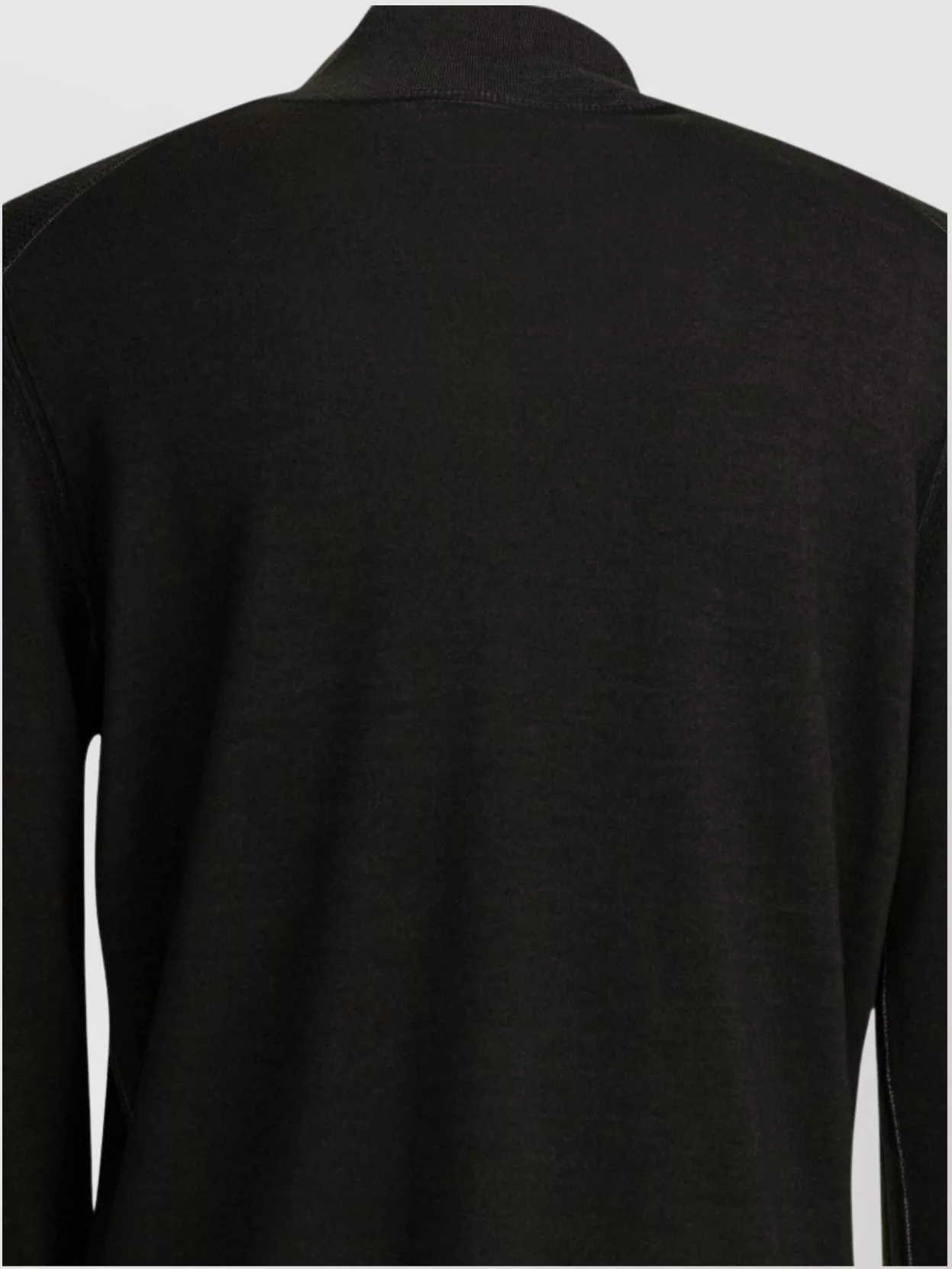 C.p. Company Merino Wool Half-zip Sweater Knitwear Grey In Black