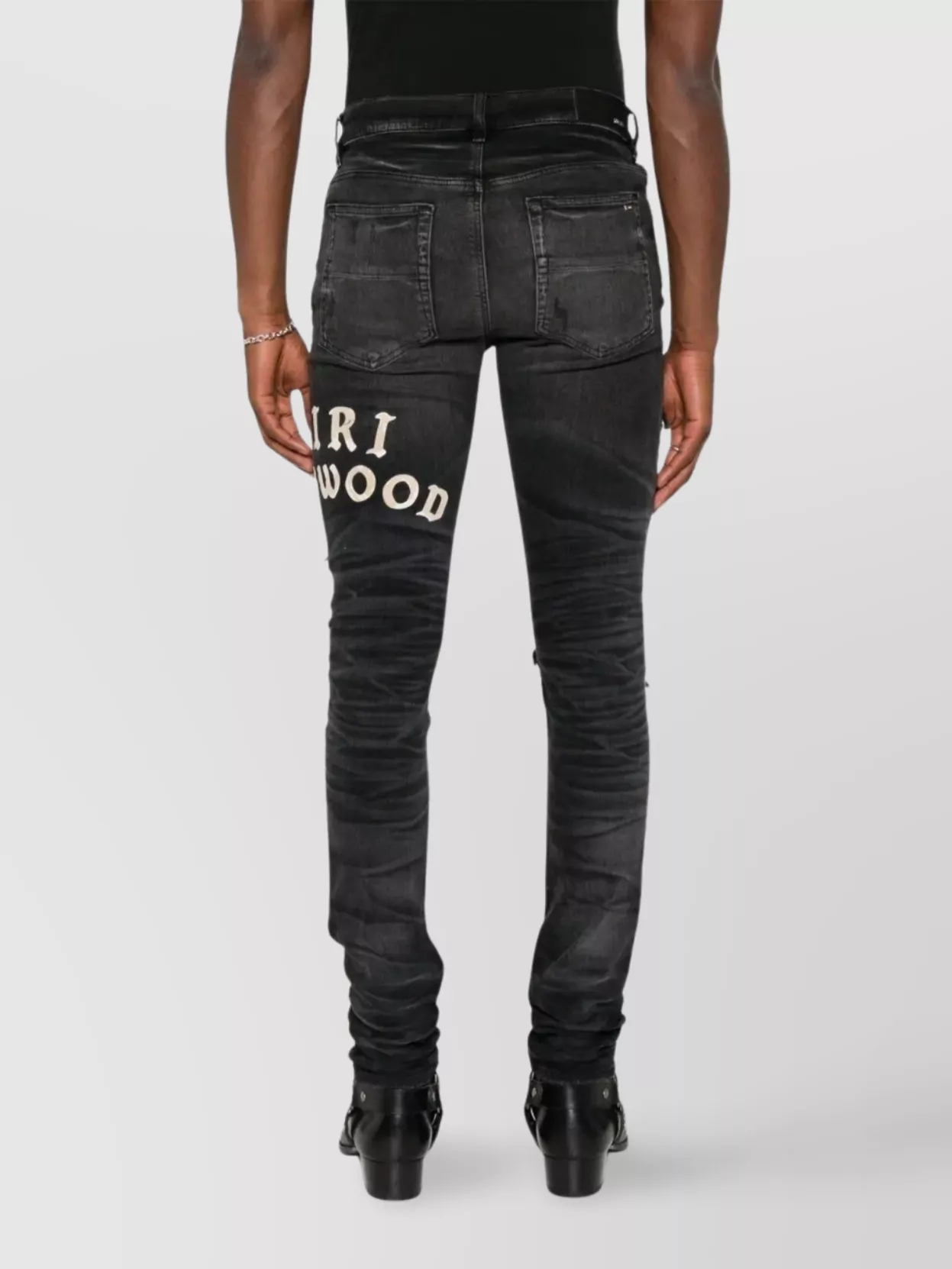 Amiri Hollywood Repaired Jean Distressed Skinny Jeans