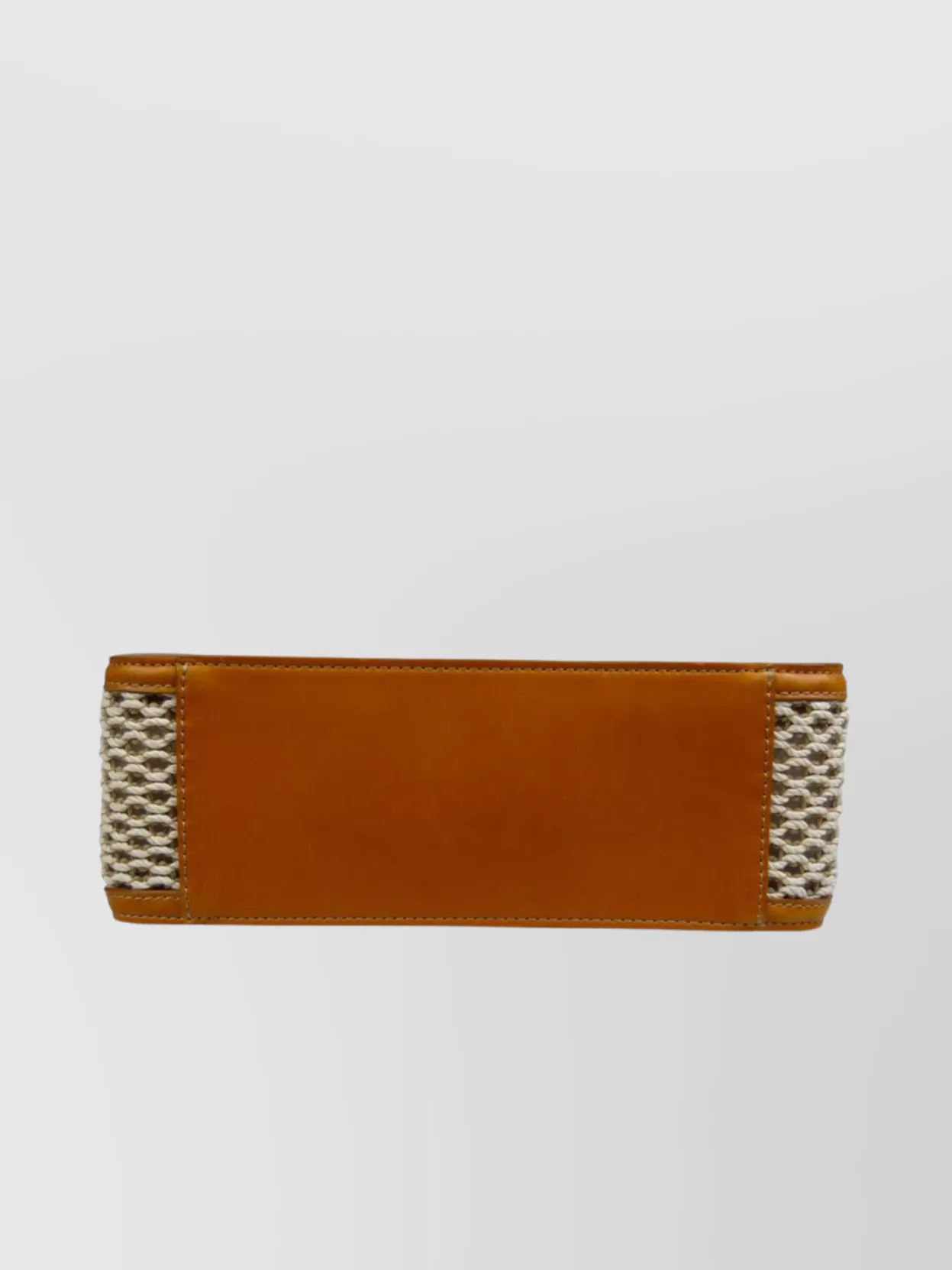 Stella Mccartney Woven Texture Shoulder Bag With Adjustable Strap In Neutral