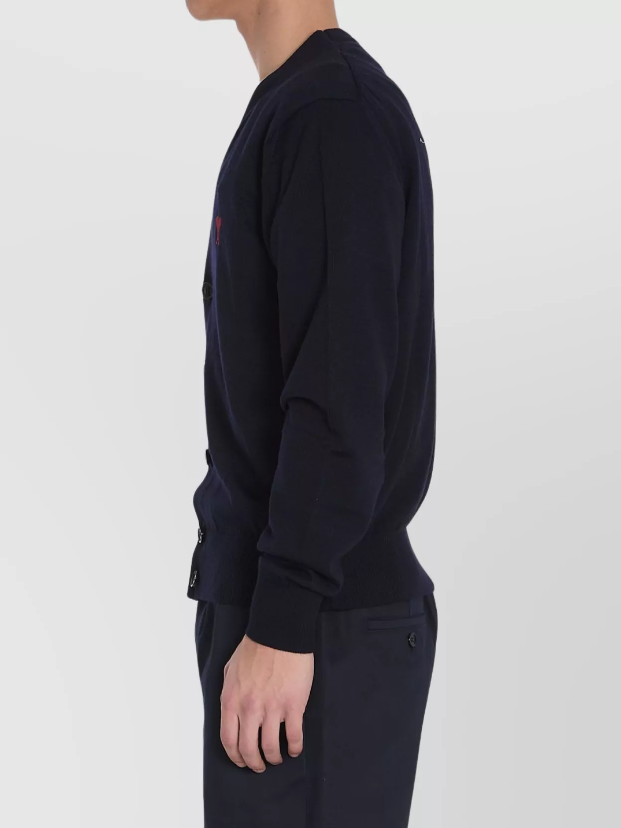 Ami Alexandre Mattiussi Ami Paris Sweaters In Black