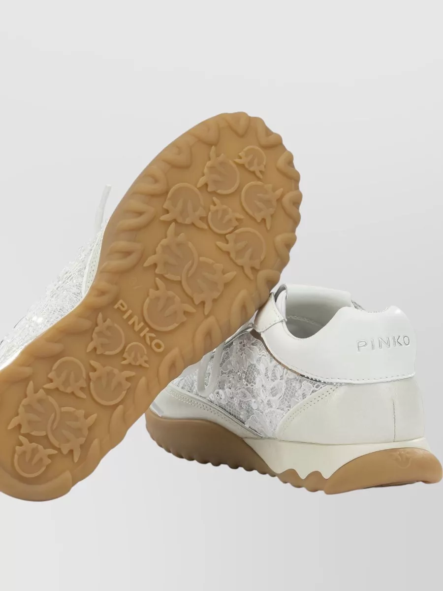Pinko Leather Low Top Sneakers