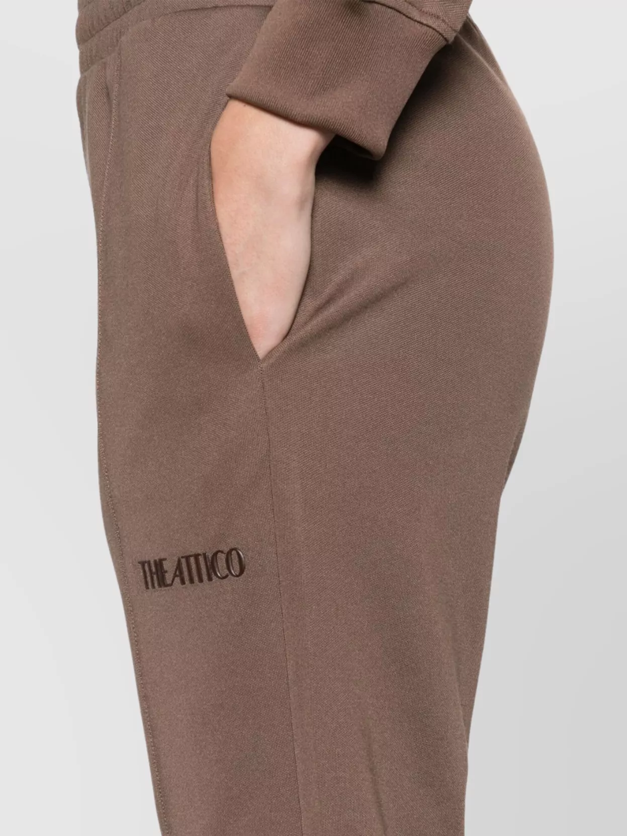 The Attico Elastic Waistband Ribbed Cuffs Side Pockets
