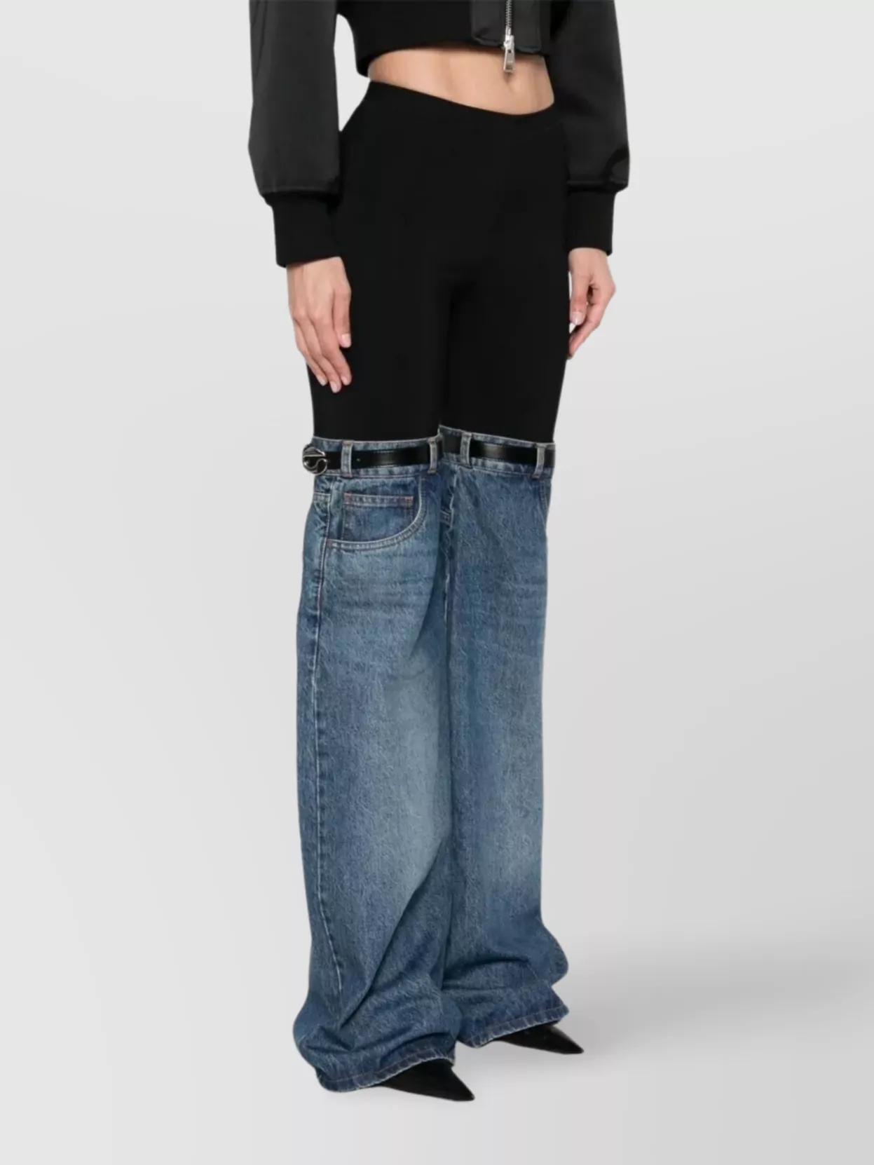 Coperni Contemporary Wide-Leg Denim Trousers