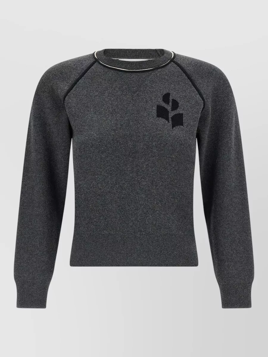 Isabel Marant Etoile logo-print crewneck sweater