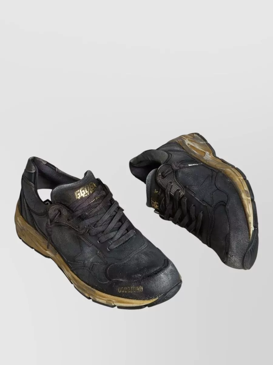 Golden Goose Running Dad Sneakers Contrast Sole Detail