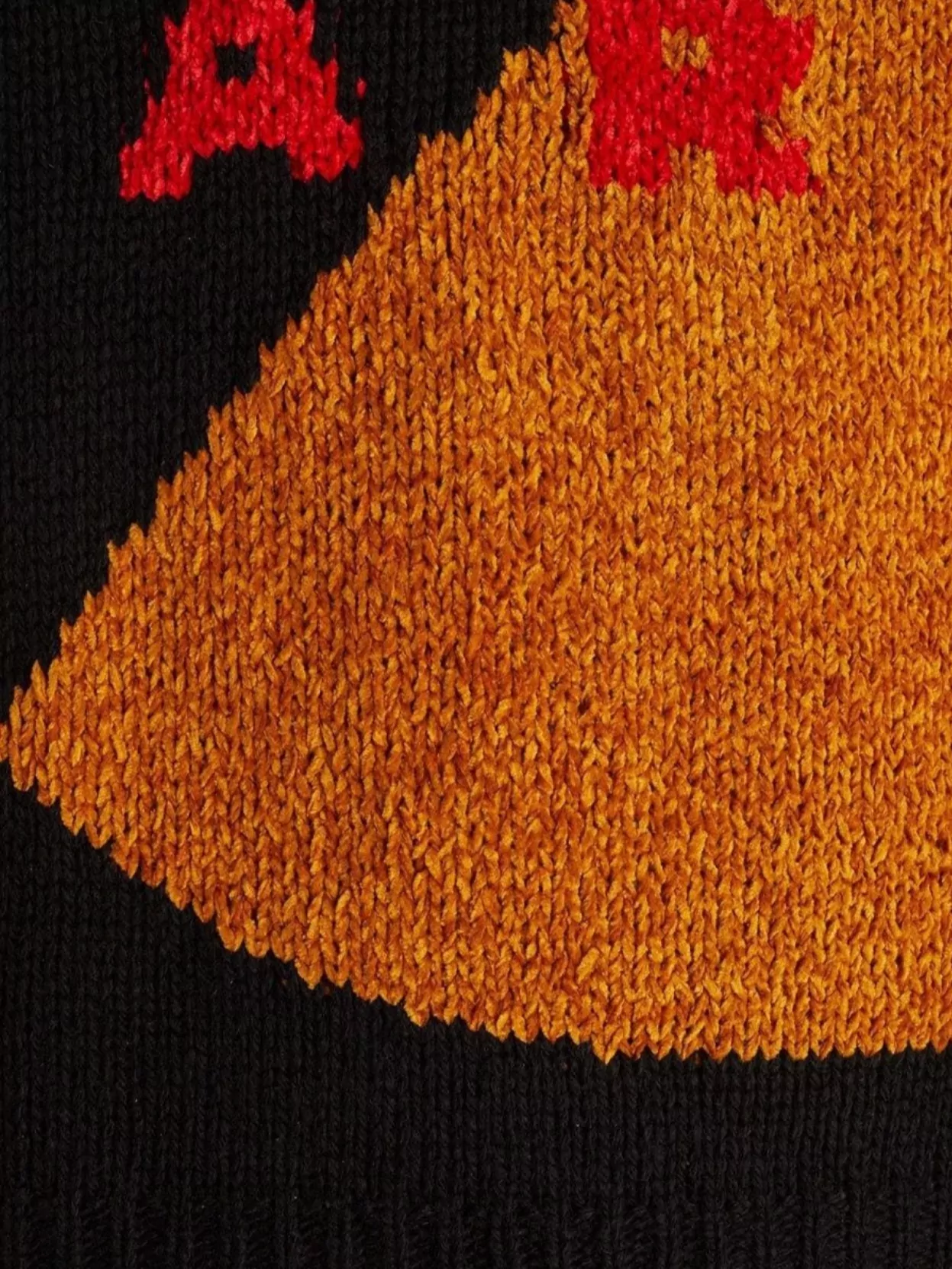 Marni Crew Neck Chenille Sweater With Graphic Design