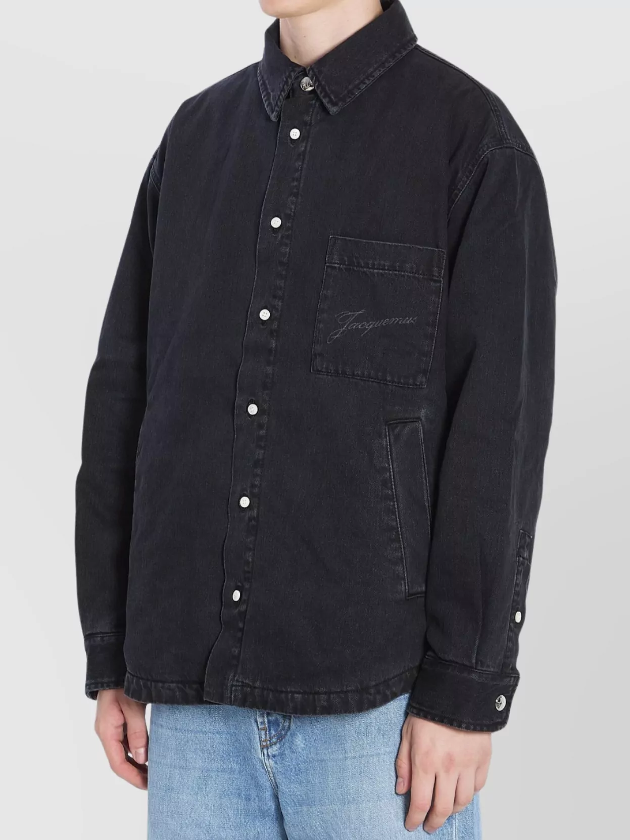 Jacquemus Shirt Denim Metal Buttons