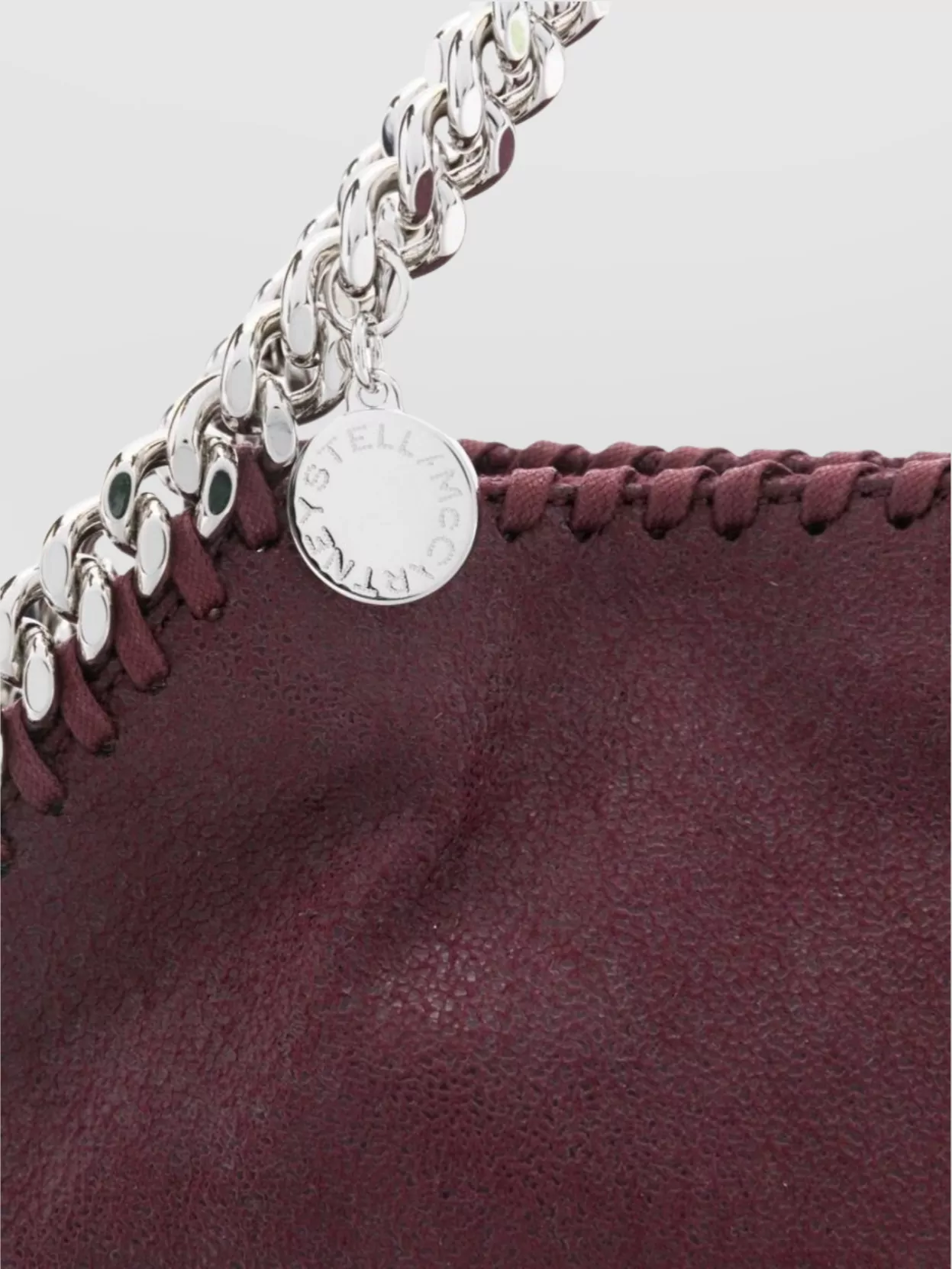 Stella Mccartney Chain Strap Whipstitch Detailing Tote Bags