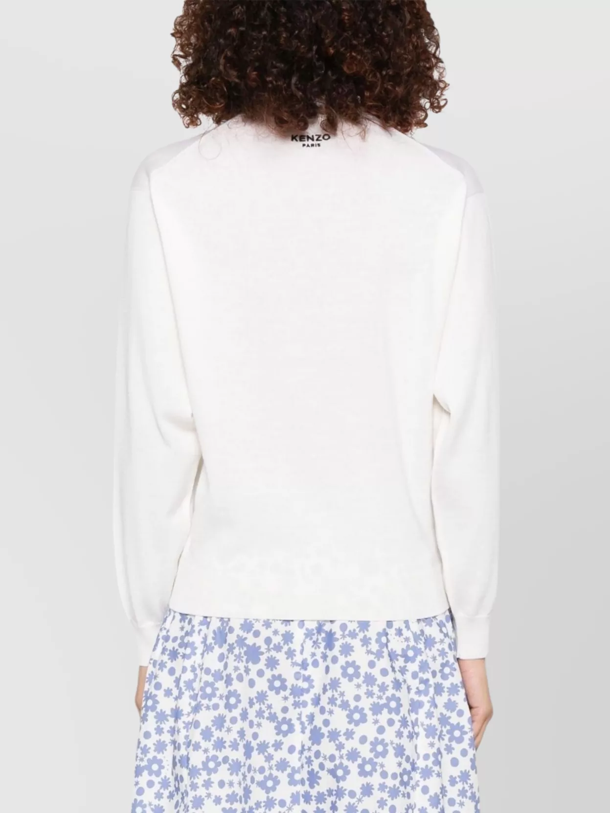 Kenzo Knitwear With Crewneck And Embroidered Logo