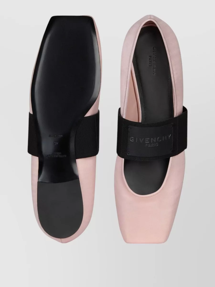 Givenchy Leather Square Ballerina Flats