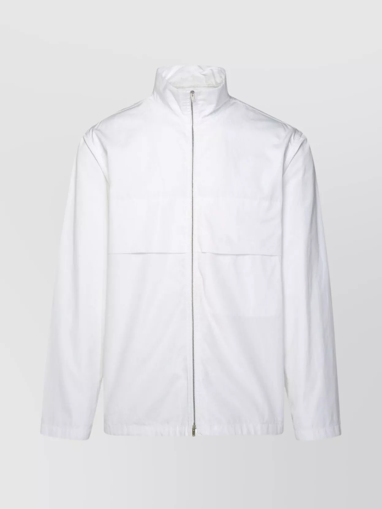 Shop Jil Sander Cotton Panel Design Jacket