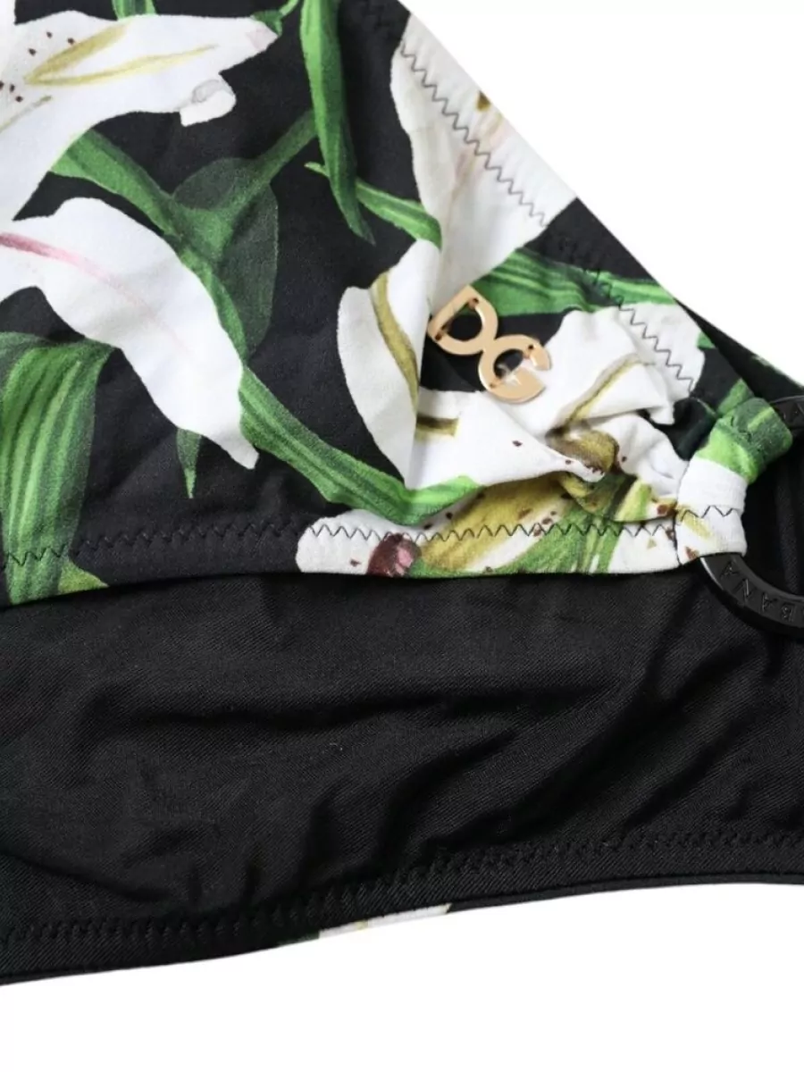 Dolce&Gabbana Floral-Print Low-Rise Bikini Briefs