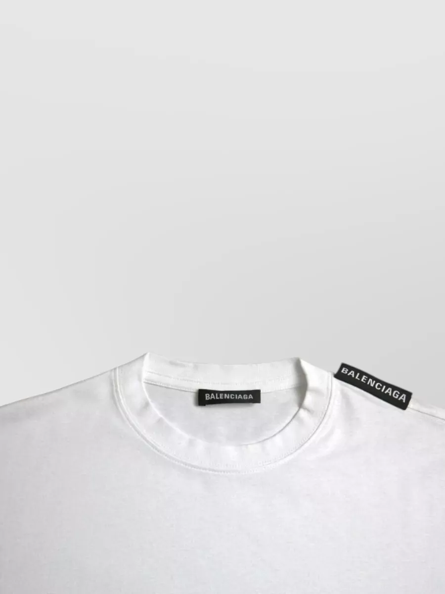 Balenciaga Cotton Oversized Logo-Print T-Shirt
