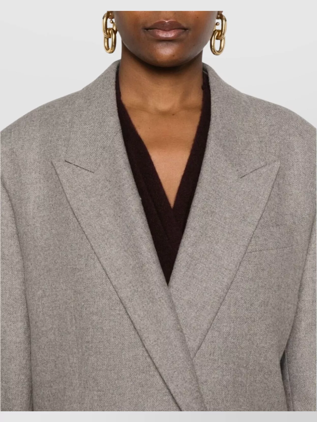 Filippa K Flannel Blazer Double-Breasted Jacket