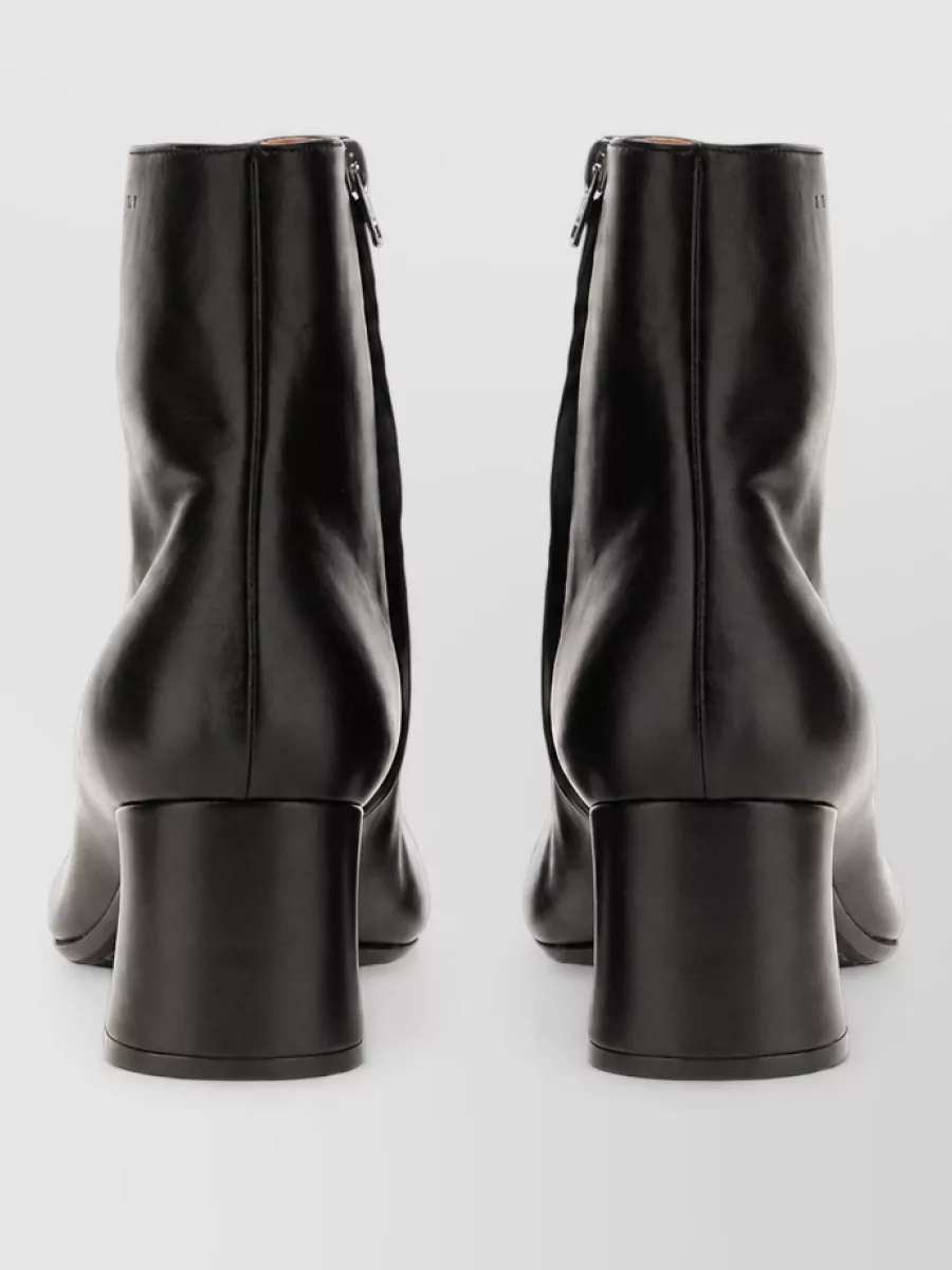 Marni Leather Tassel Ankle Boots