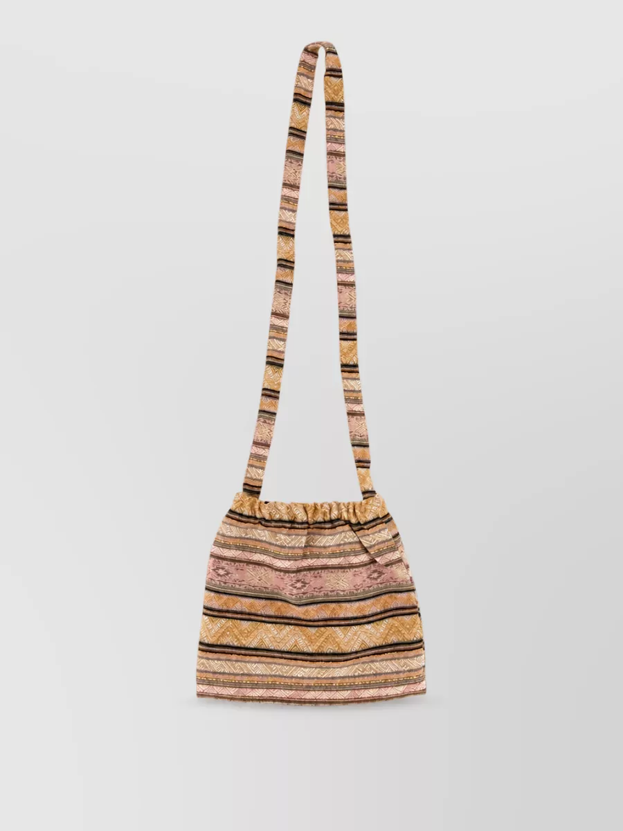 Needles canvas shoulder bag