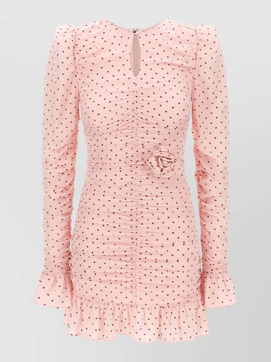 Rotate Birger Christensen floral-print ruffled mini dress