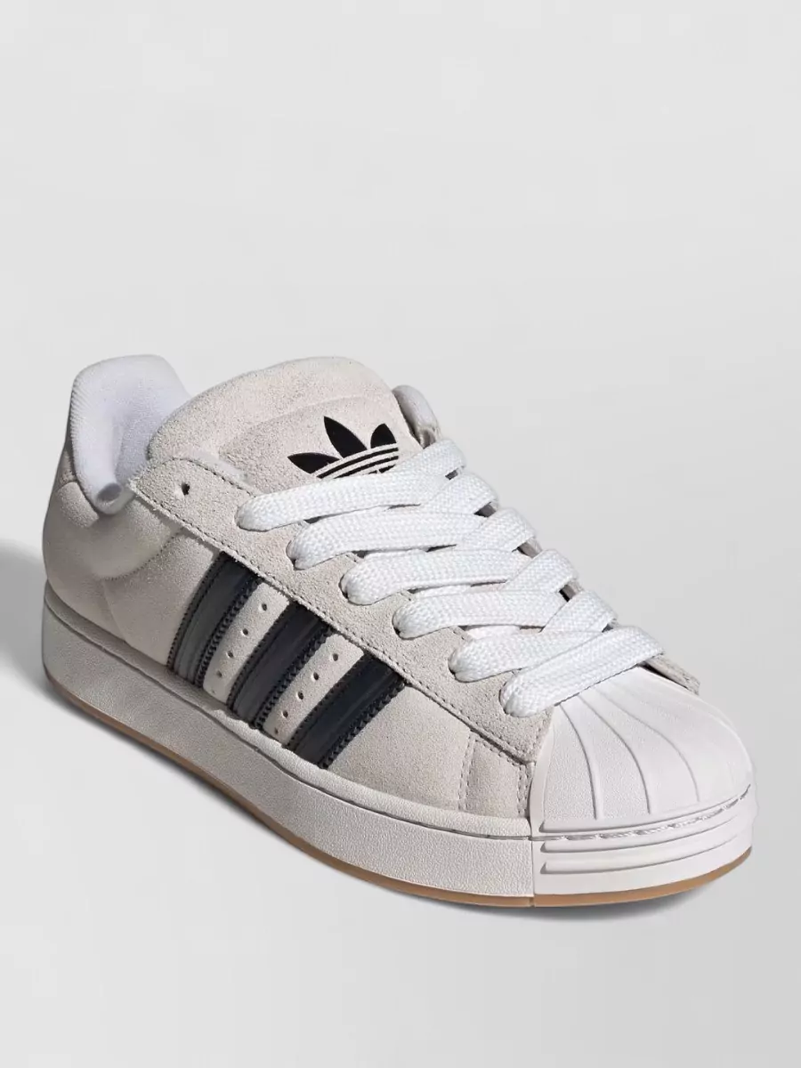 Adidas leather lace-up sneakers