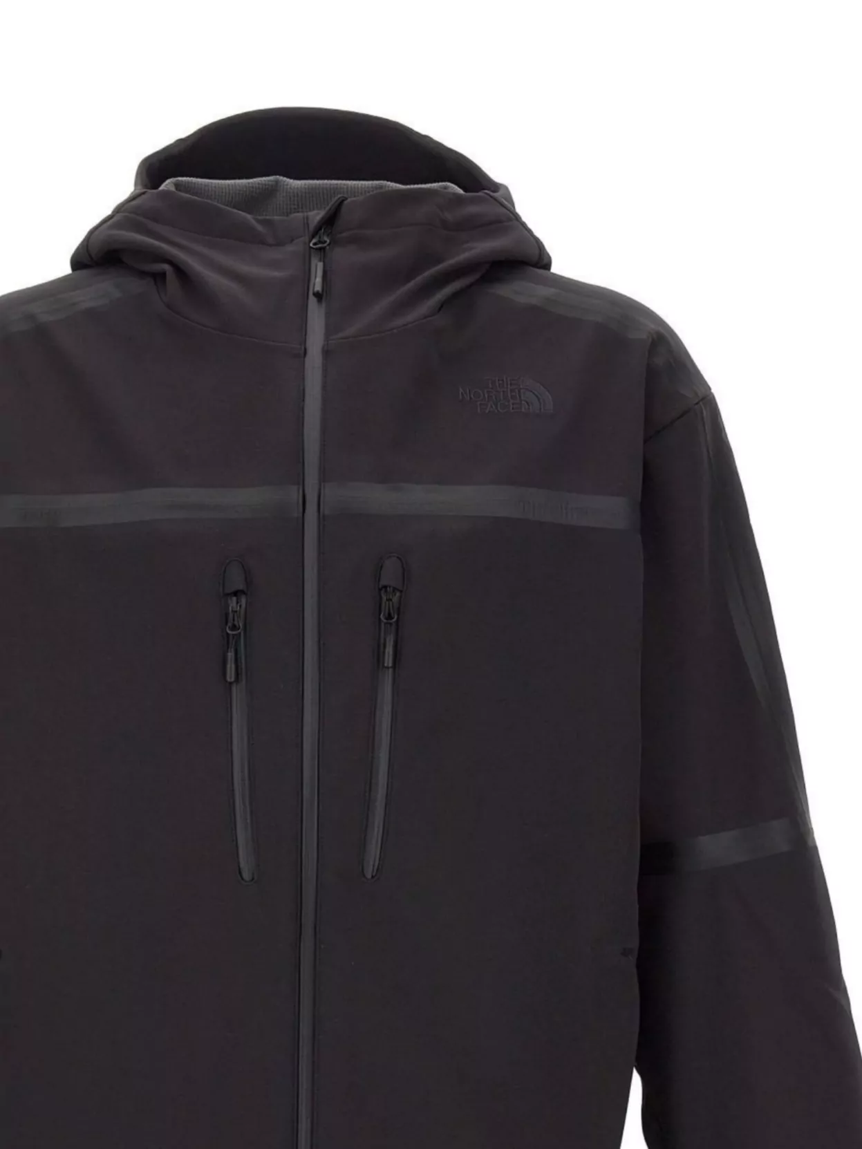 The North Face Hooded Jacket Featuring Adjustable Cuffs