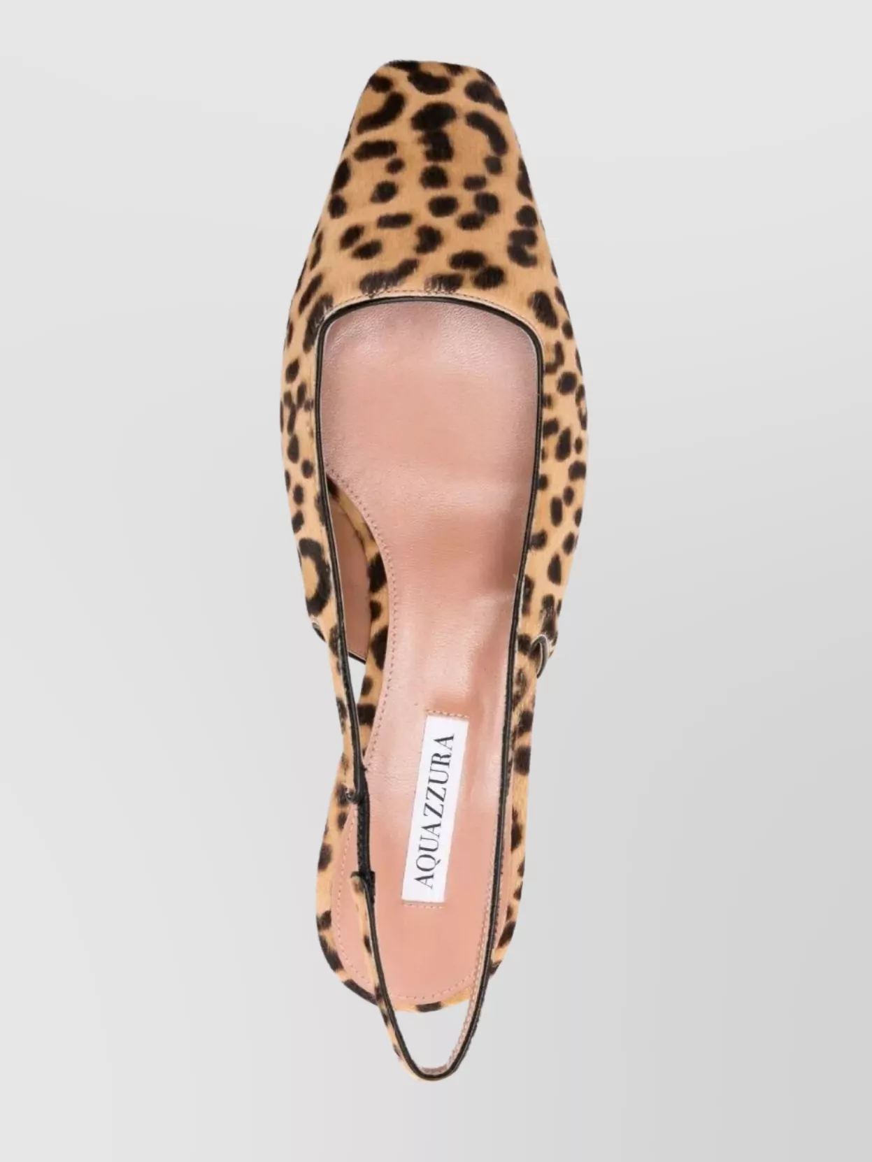 Aquazzura Ginza 35 Leopard-print Calf Hair Slingback Pumps