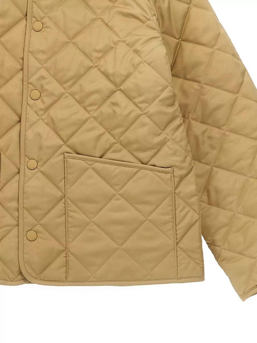 Burberry Quilted Nylon Single-Breasted Coat