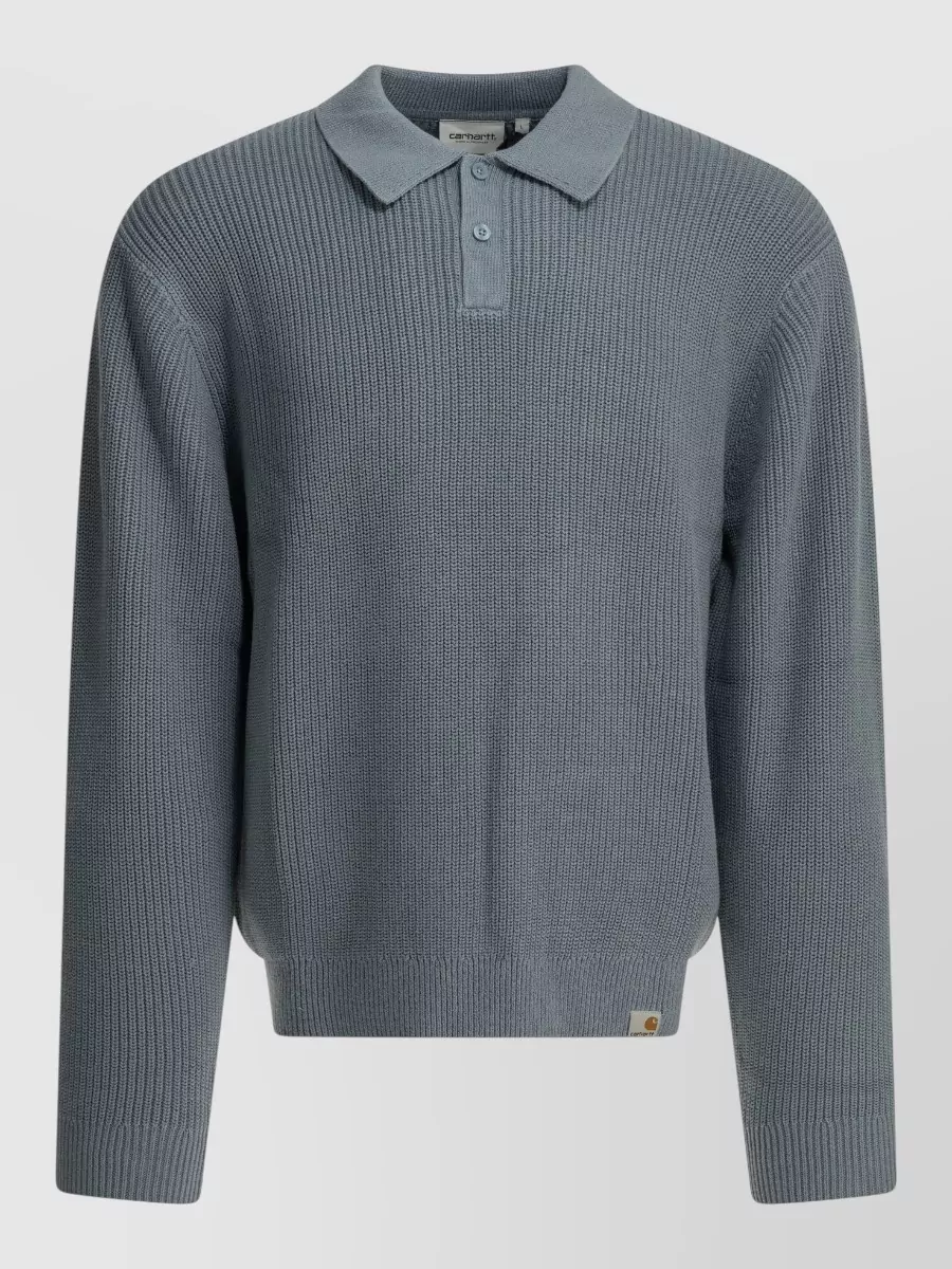 Carhartt Wip ribbed long-sleeve polo shirt