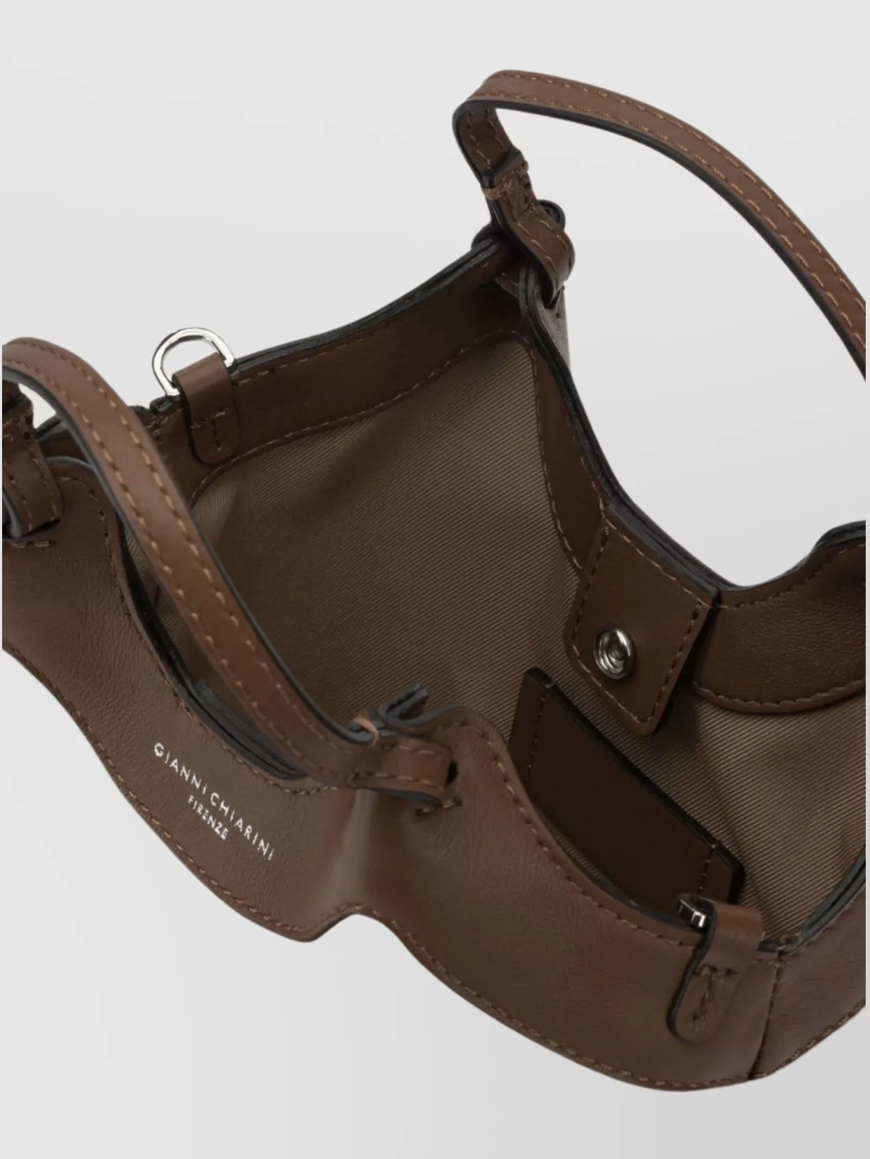 Gianni Chiarini Structured Shoulder Bag Detachable Strap