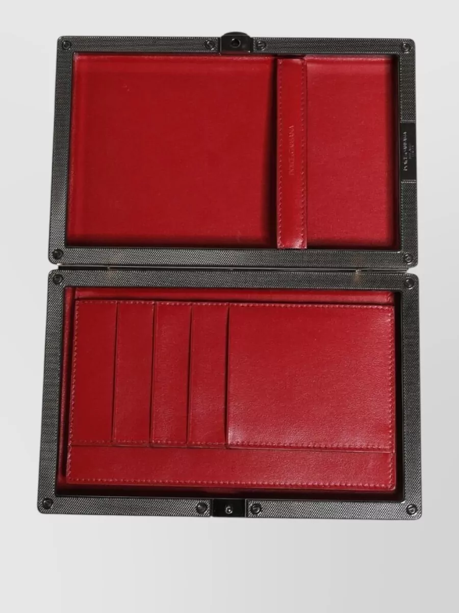 Dolce&Gabbana Devotion Calf Leather Clutch Bag