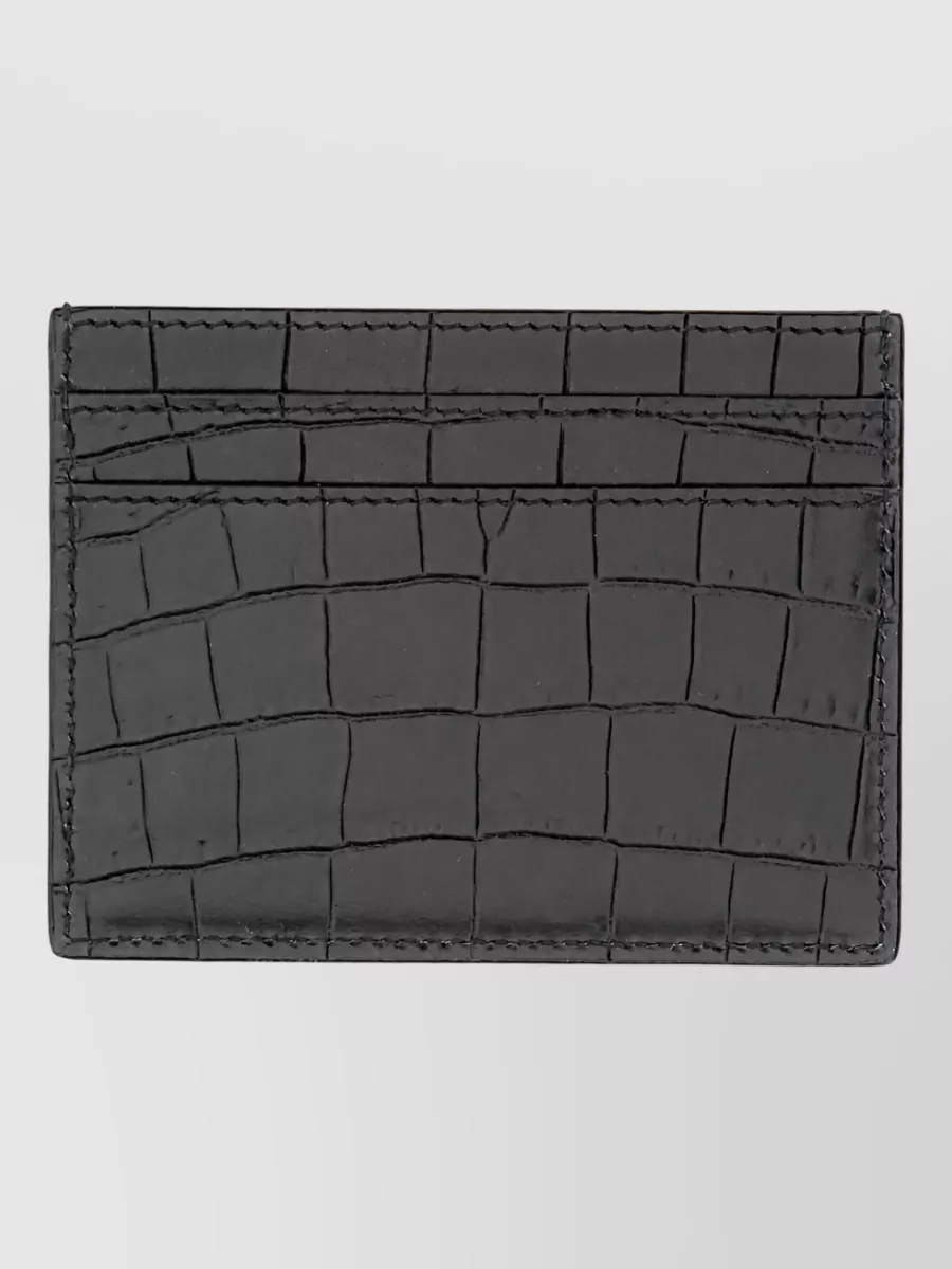 Saint Laurent Leather Card Holder
