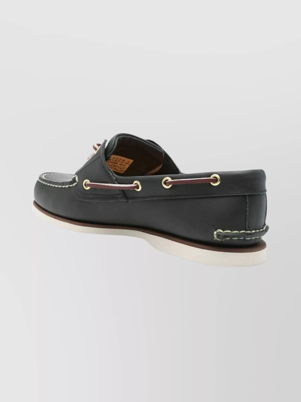 Timberland Boat Shoes With Contrast Stitching And Eyelet Detailing