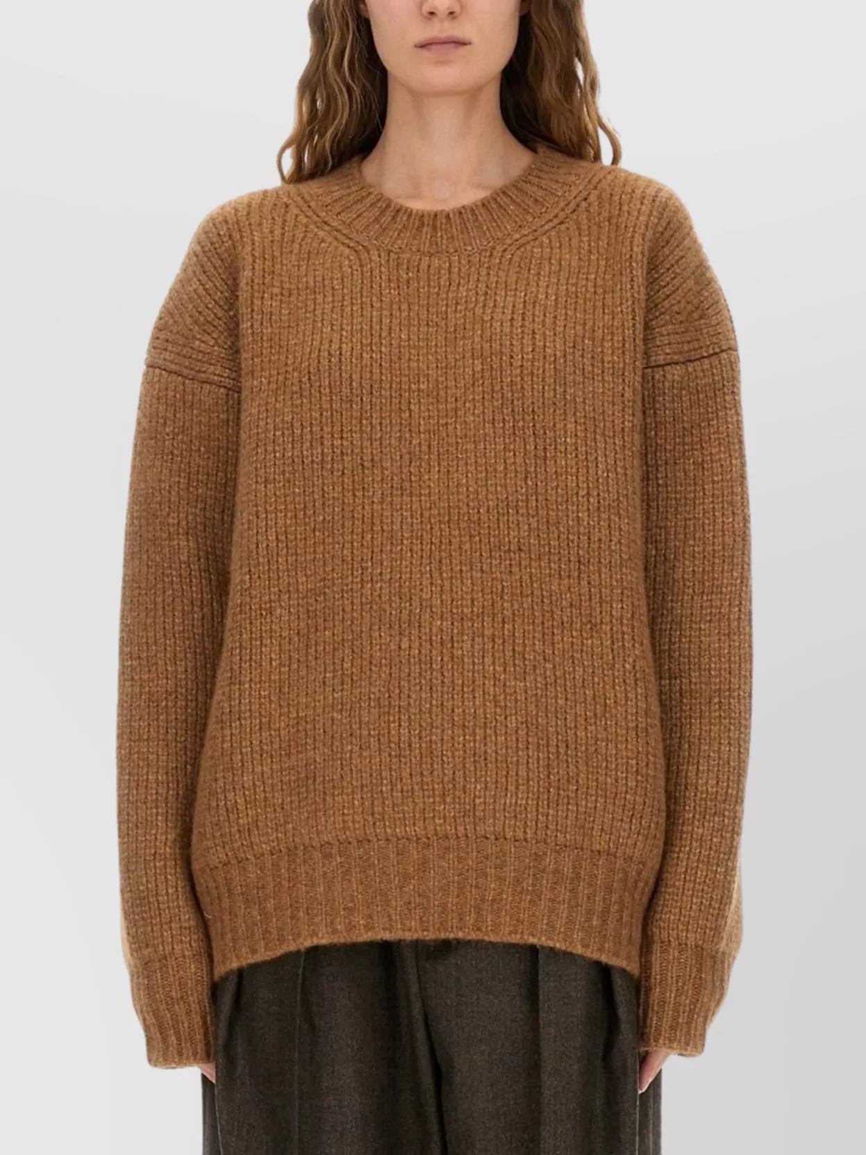 Saint Laurent Cozy Knit Pullover Crew Neck