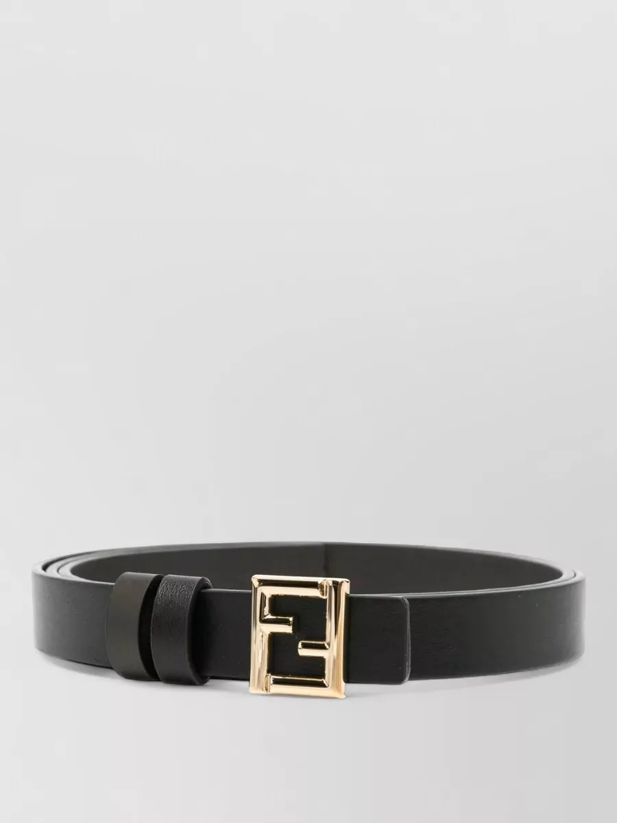 Fendi Leather Reversible Belt