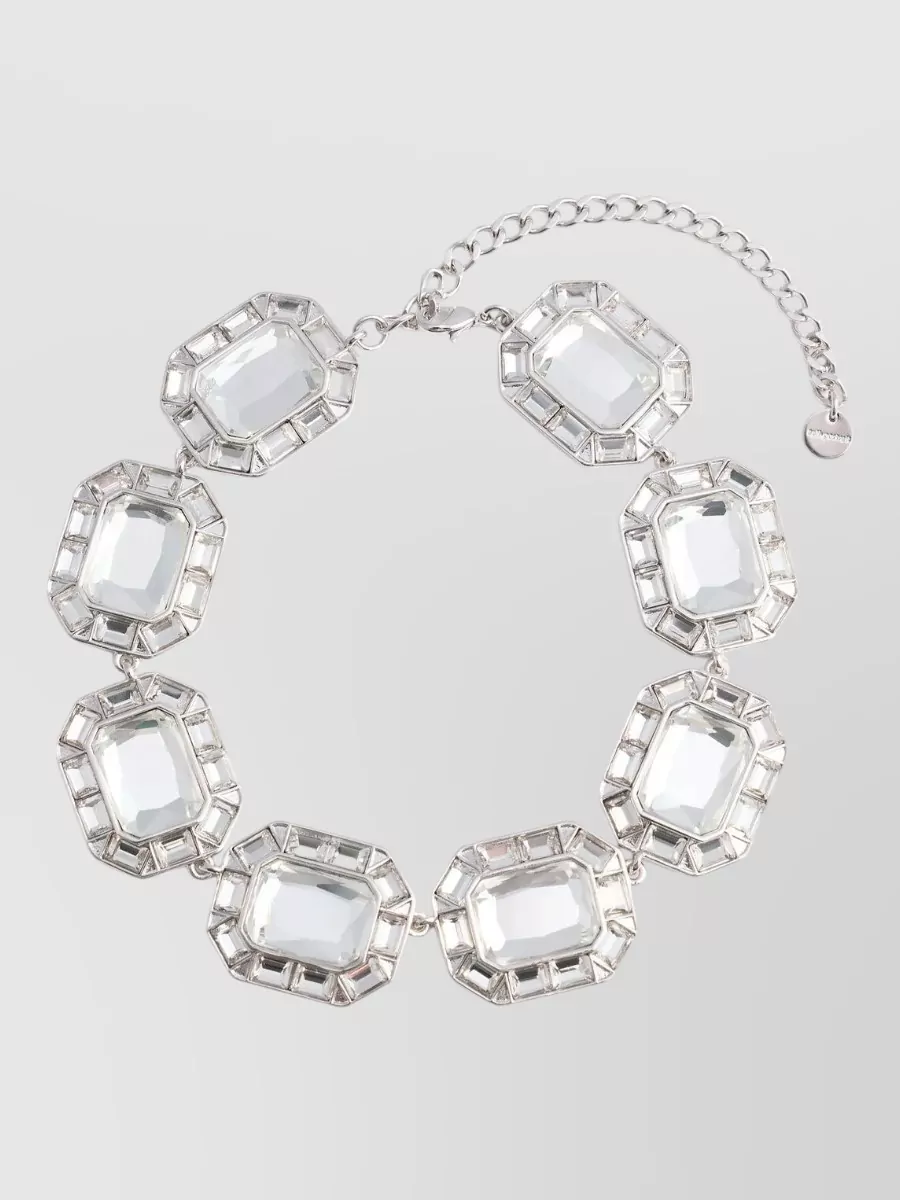 Self-Portrait crystal necklace