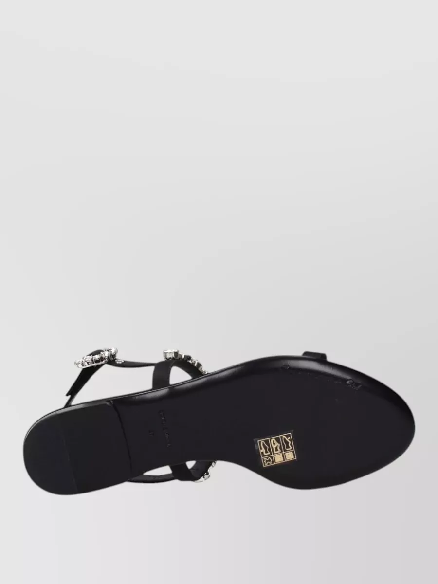 Dolce&Gabbana Satin Flat Sandals