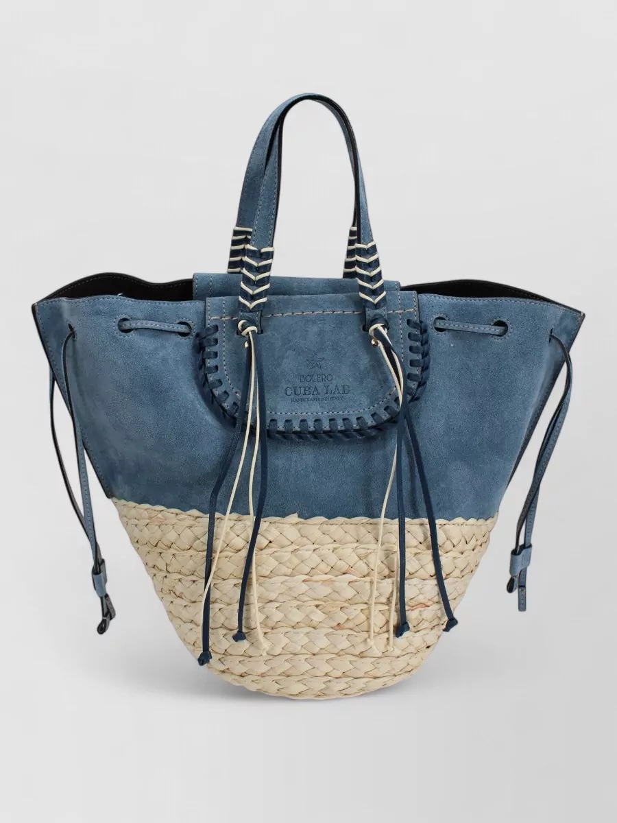 Cuba Lab Raffia Tote Bag