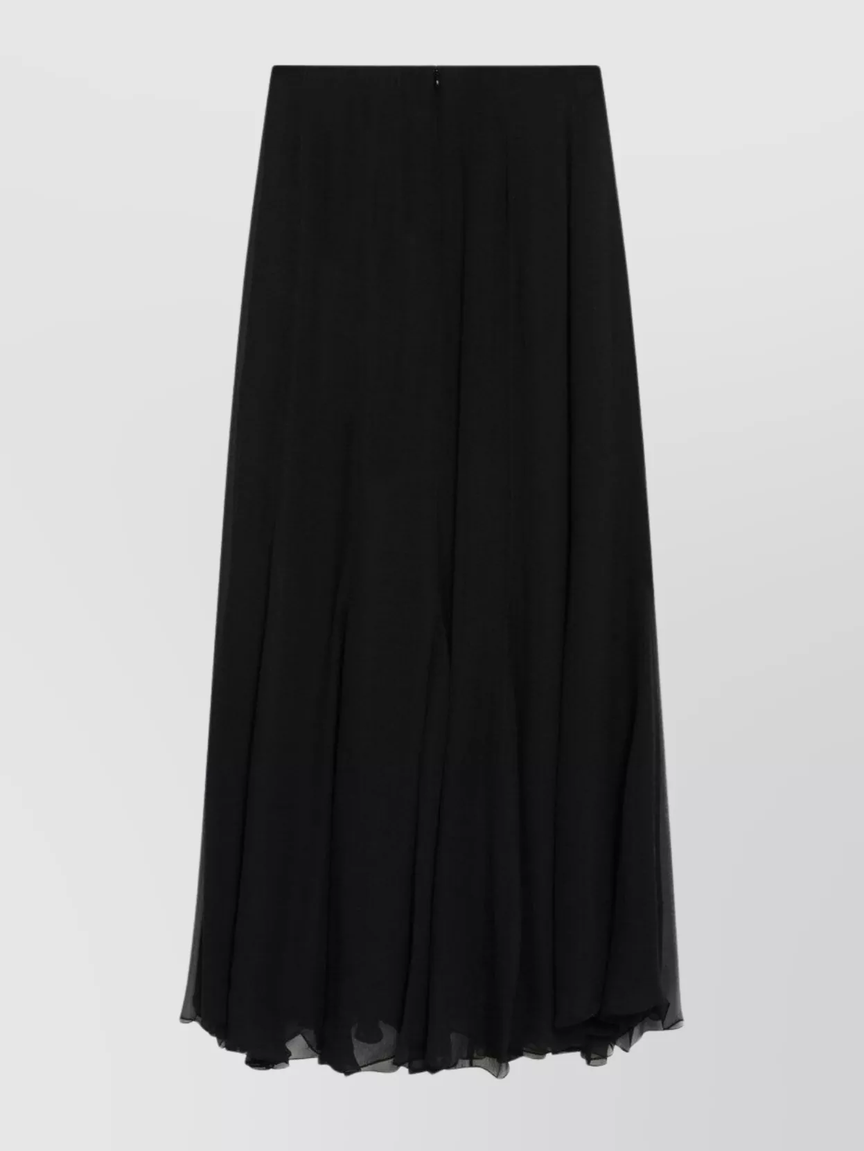 Chloé Maxi Skirt With Sheer Overlay And Flowy Design In Animal Print