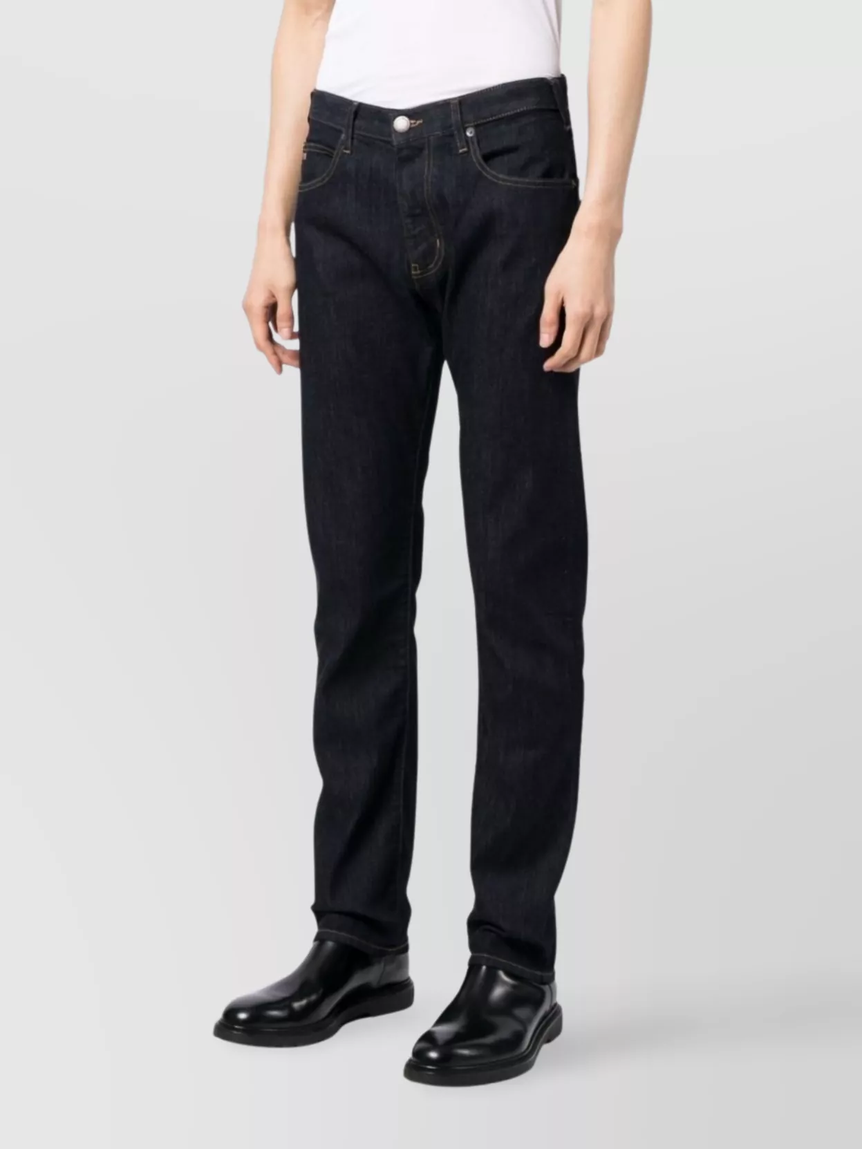 Emporio Armani Dark Wash Slim Cut Jeans