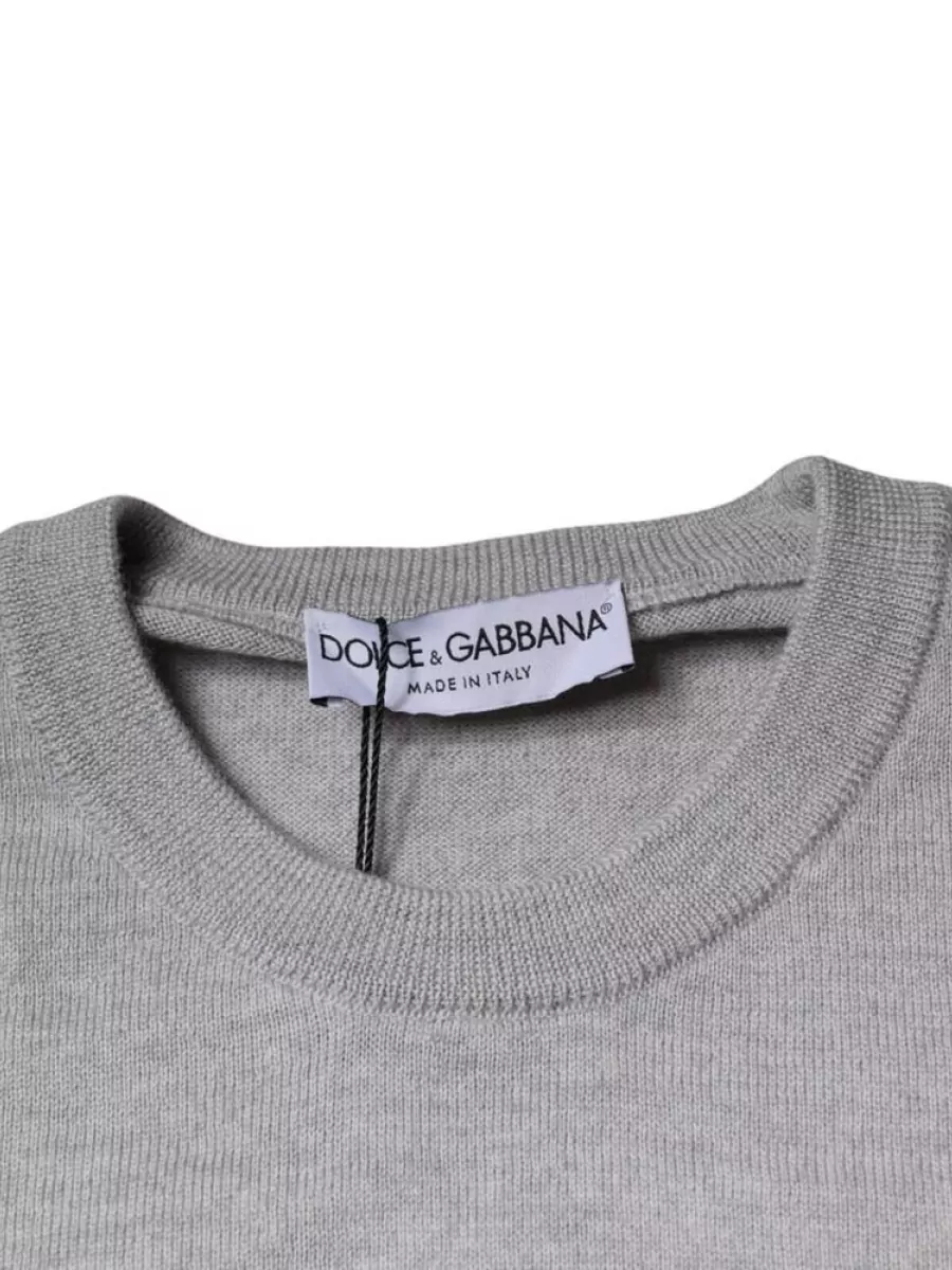Dolce&Gabbana Wool Crew Neck Sweater