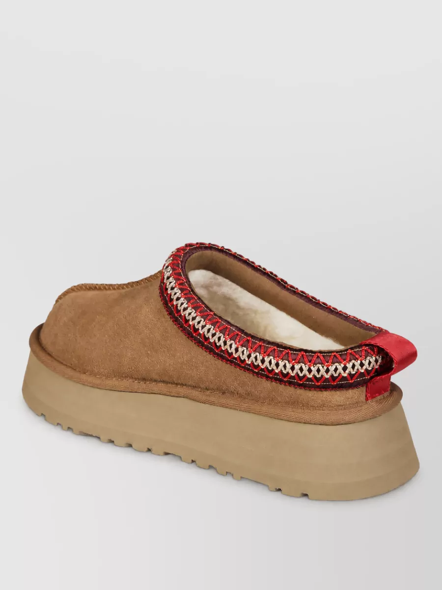 Ugg Leather Platform Slippers