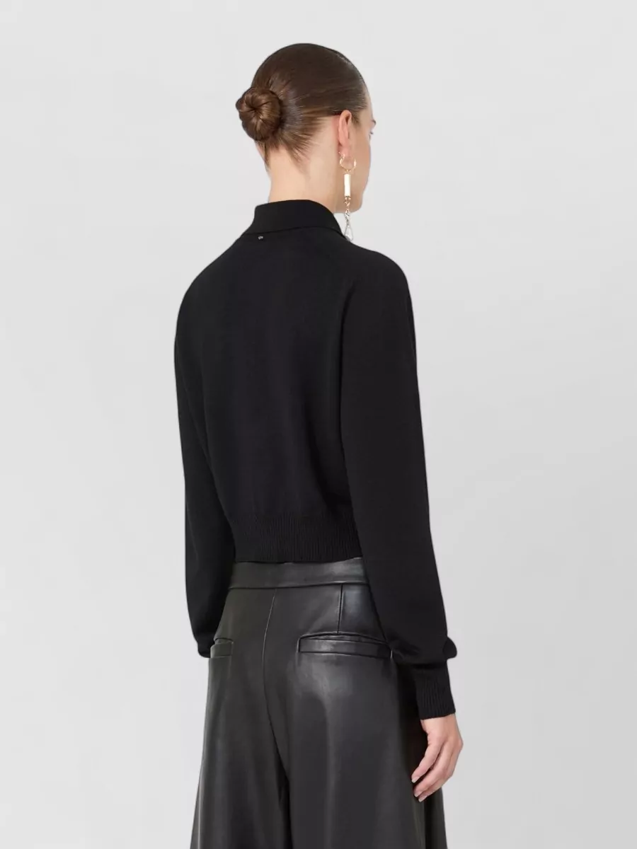 Sportmax Ribbed Virgin Wool Regular-Fit Cardigan